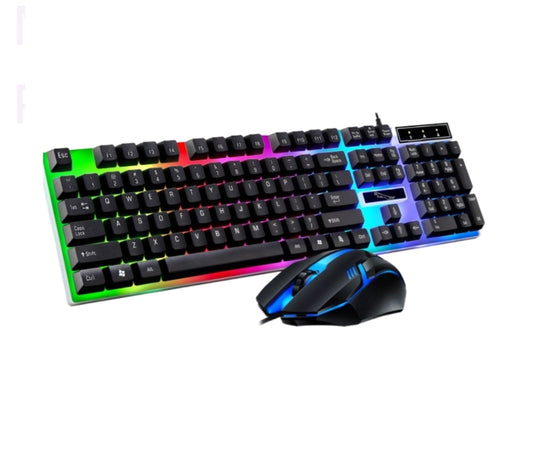 Teclado Y Mouse Gamer Genérico Español Rgb No Inalámbrico